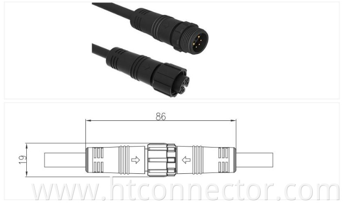 Waterproof plug Aviation plug